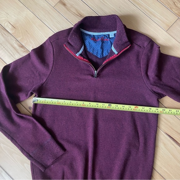 ROBERT Graham 1/4 Zip Long Sleeve Sweatshirt - Picture 7 of 10